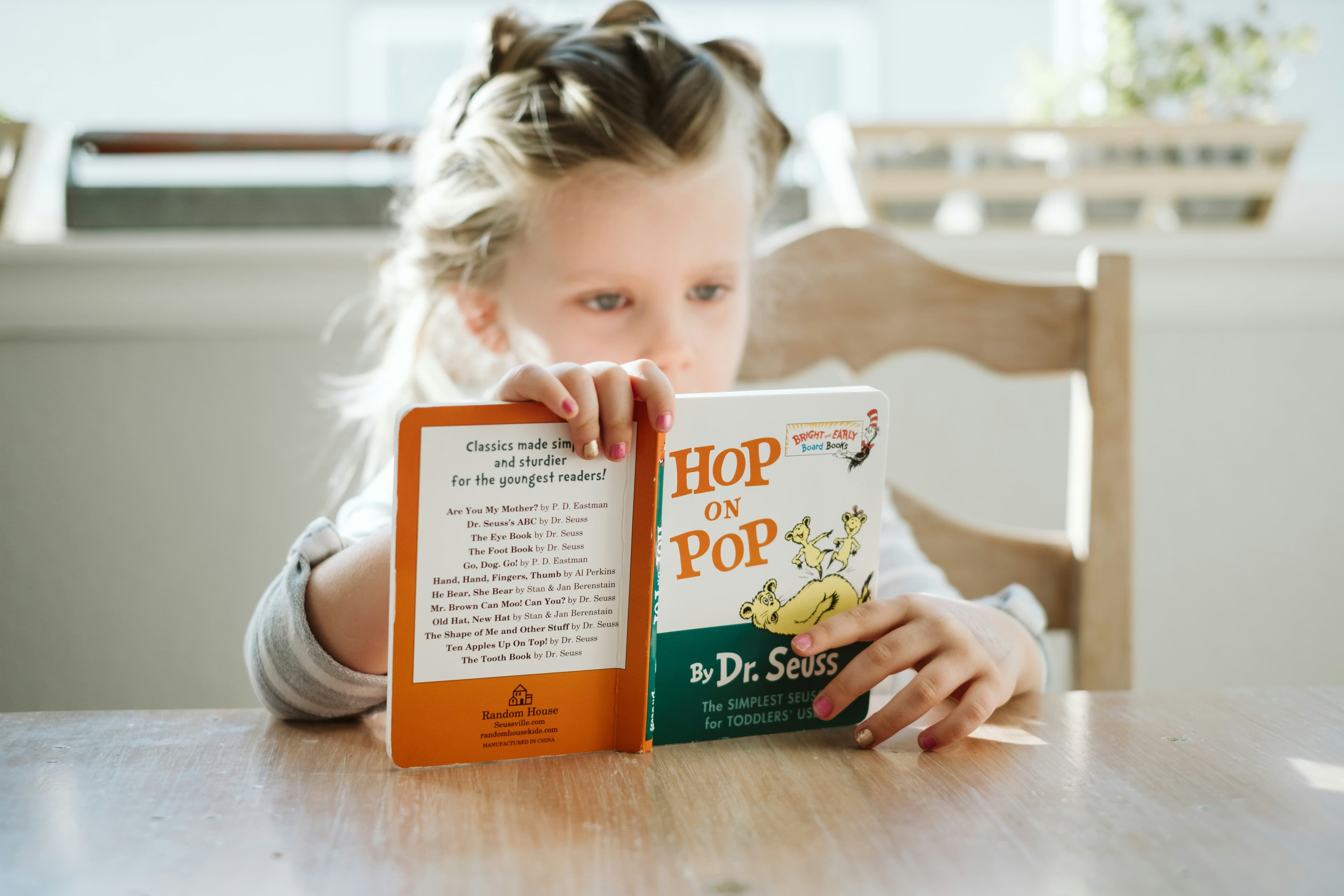 Kids learning English with joy